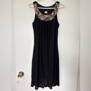 🎉4/30$🎉 Suzy Shier Embellished Black Dress - Size M